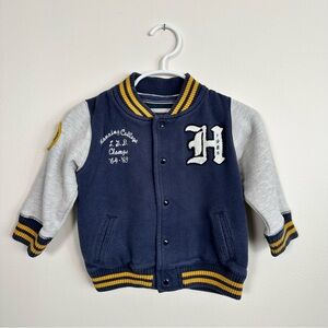 SOLD - H&M L.O.G.G Varsity Jacket 9-12M